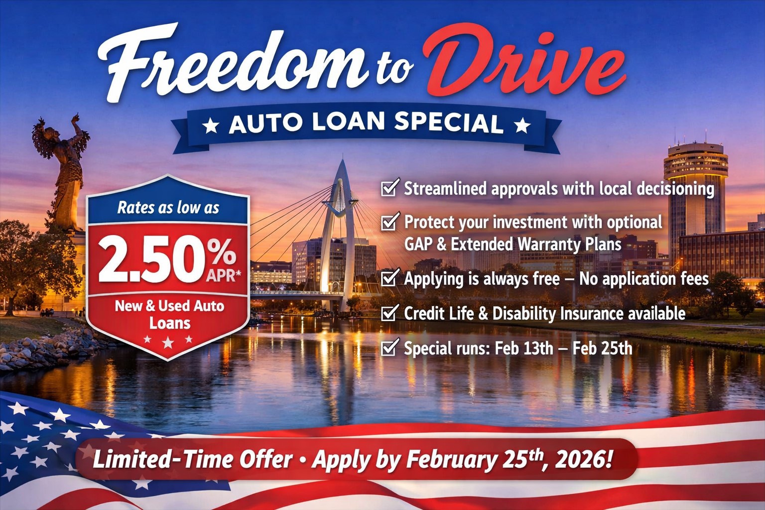 Freedom to Drive loan special
